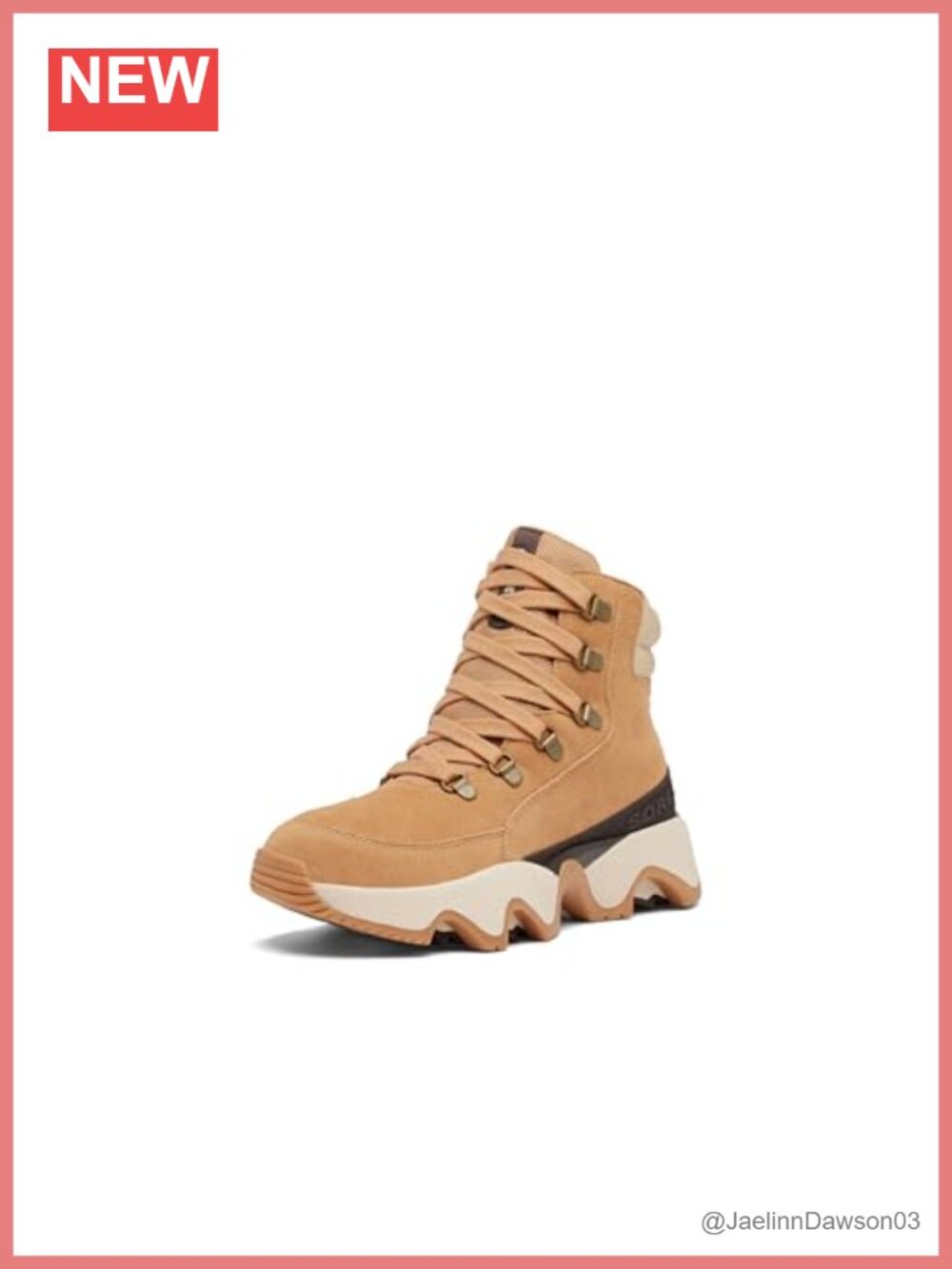SOREL Kinetic Impact Plus Waterproof Suede Lace-Up Ankle Boots